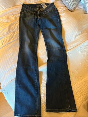 Guess Dark Blue Women's Flared Bootcut Jeans -
